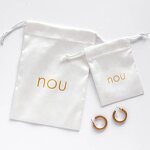 Jewelry Pouch Manufacturer - Custom Logo 8*10cm White Suede Drawstring Pouch