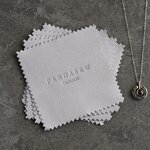 Polishing Cloth - Custom Logo 8x8cm Microfiber Suede Silver Jewelry Cleaning Cloth