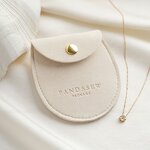 Jewelry Pouch Manufacturer - Custom Logo 1.4mm Microfiber Ring Necklace Earrings Pouch