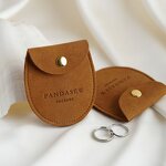 Jewelry Pouch Manufacturer - Custom Logo 1.4mm Microfiber Mini Snap Button Jewelry Pouch