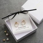 Fabric Card Manufacturer - Custom Logo Earring Holder Fabric Cards Jewelry Tags