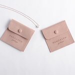 Jewelry Pouch Manufacturer - Custom Logo Envelope Style Microfiber Bracelet Pouch