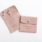 Jewelry Pouch Manufacturer - Custom Logo Envelope Style Microfiber Bracelet Pouch