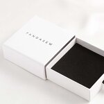 Jewelry Box Manufacturer - Custom Logo Slide Drawer Ring Necklace Earring Box