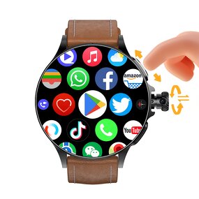 Children's Smart Watch Manufacturer - GT200 Android AMOLED IPX7 Waterproof Alloy SIM Activity Tracker Magnetic Silica Gel