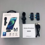 Wireless Microphone Manufacturer - 2022 New Mini Dynamic Lavalier for Live Streaming Vlogging 2 Receivers