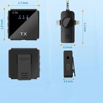 Wireless Microphone Manufacturer - F15 Direct Sales Collar Clip Lavalier for Live Streaming Video Recording