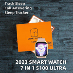 Smart Watch Manufacturer - 2023 7-in-1 Square TFT Steel Band Wireless Charger Heart Rate Answer Call Sleep S100 Ultra