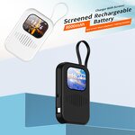 Power Bank Speaker Manufacturer - New Battery Bank 8000mah with Display Screen 2 in 1 Portable Charger