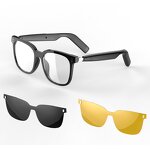 Smart Sunglasses Manufacturer - SG19 PRO 2025 Anti Blue Light Sun Eye Glasses Wireless BT Earphones