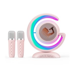 Portable Speaker Manufacturer - Colorful LED Light YS-110 Wireless Karaoke with Y1 Microphone AUX AC