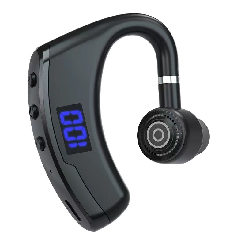In-Ear Headset Manufacturer - V9S Waterproof LED BT V5.3 Single Ear Outdoor Sports Business Long Endurance Battery Indicator