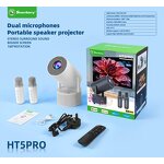 Karaoke Projector Manufacturer - HY300Pro-KTV Portable with HD Stereo Sound Microphone 2G RAM Movie