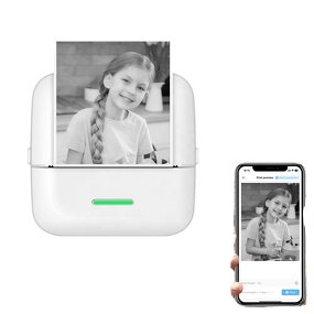 Thermal Printer Manufacturer - Black White Kids USB MINI Wireless Photo Label Portable 200dpi 57MM X5