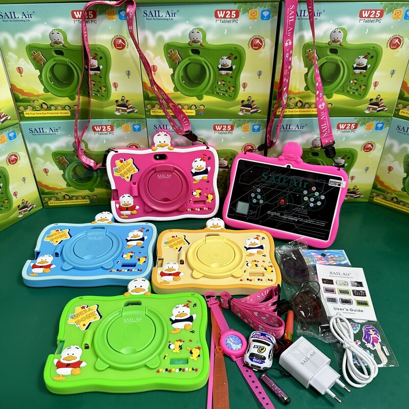 Kids Tablet Manufacturer - Factory Sail W25 7-Inch Android OEM WiFi Dual Core MTK for Gaming Business
