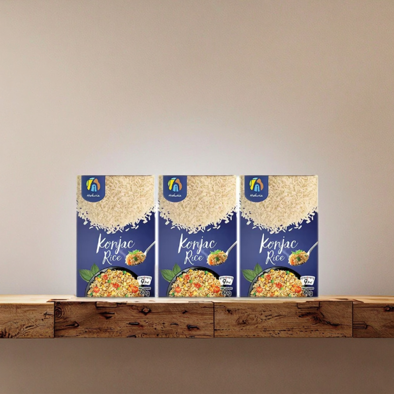 White Konjac Rice Supplier - Organic Low Carb Kosher 80g