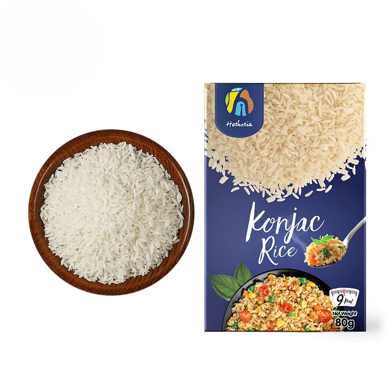 Konjac Rice Manufacturer - OEM 80g High Fiber Instant