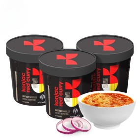 速食魔芋面条供应商-低碳水化合物汤袋162克