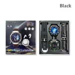 Smartwatch Set - D52 DT5 PRO TWS Earphones Wireless Charging Round Touch