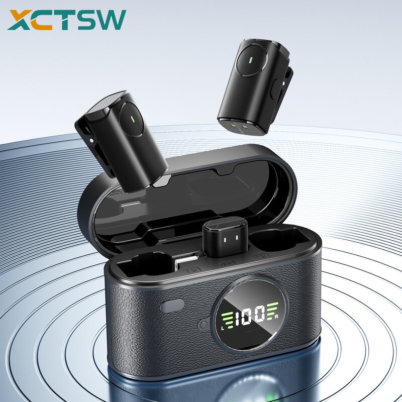 Lavalier Mic - SX101 DSP BT5.3 AI Noise Reduction Mini Vlog Microphone