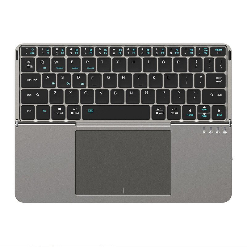 Wireless Keyboard - Ibox 11 Mechanical USB-C Scissor Foldable Touchpad