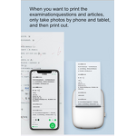 Label Printer - A8A Durable Battery Portable Wireless Web Photo Printer