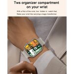 2-in-1 Smartwatch - T99 Earbuds Sleep Tracker HD Screen IOS Android