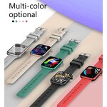 Smart Sports Watch - 2025 HT15 HR BP Multi Sport Mode Fitness Band