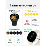 Smart Watch Manufacturer - 2025 VS41 PRO AMOLED 22mm BT Call HR BP Waterproof