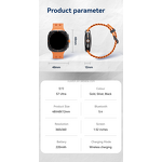 Smartwatch Manufacturer - 2026 S7 Ultra 1.52" HR BT Music Call Payment Sport Watch