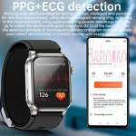 Smart Watch Manufacturer - OEM P300 PRO ECG+PPG Air Pump HR SOS BT Call