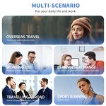 TWS Earbuds - JIM19 AI Translation Touch Display ENC Global Chat A80