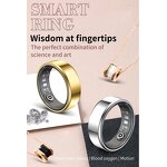 Smart Ring Manufacturer - OEM R99 2026 HR Blood Oxygen Stainless Steel Women