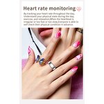 Smart Ring Manufacturer - OEM R99 2026 HR Blood Oxygen Stainless Steel Women