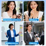 Lavalier Mic - SX101 DSP BT5.3 AI Noise Reduction Mini Vlog Microphone