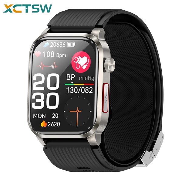 Smart Watch Manufacturer - P300 PRO AMOLED Air Pump BP ECG BT Call Remote SOS