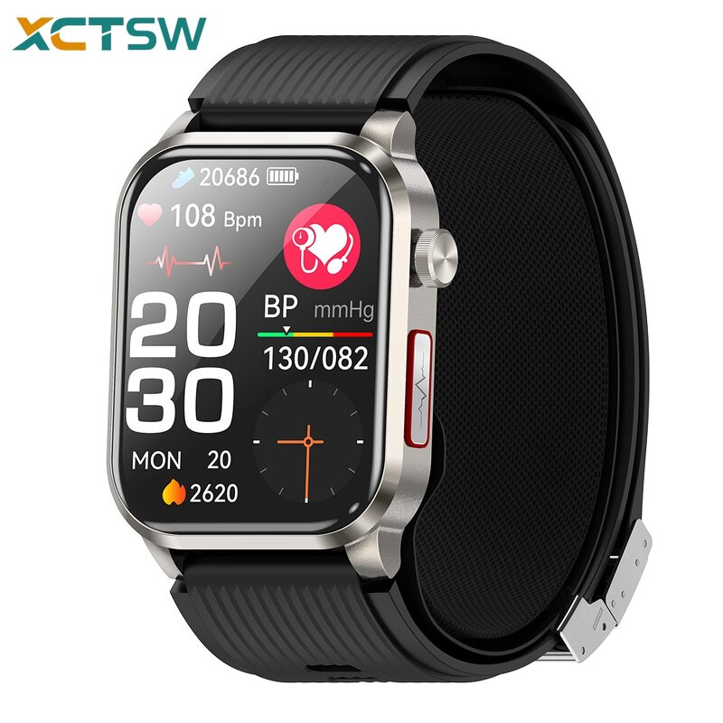 Smart Watch Manufacturer - P300 PRO AMOLED Air Pump BP ECG BT Call Remote SOS