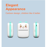 Thermal Printer - XCTSW A8C Mini Inkless Photo Sticker Pocket Receipt