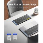 Wireless Keyboard - DF010 Mini BT5.0 Mechanical Portable Friendly Keys