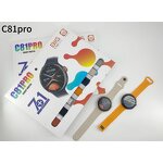 Smart Watch Set - OEM C81 PRO Waterproof BT Call 7 Interchangeable Straps