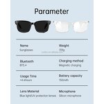 Smart Glasses - 2026 V6Max UV400 Music Call TWS Earphone Sport Fashion