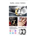 Smart Ring Manufacturer - OEM R99 2026 HR Blood Oxygen Stainless Steel Women