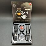2-in-1 Smart Watch - D21 4 Set Casque 1.52" TFT BT Cardiaque Sport