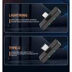 Lavalier Mic - OEM SX38 2.4G One Click Type C Low Latency Noise