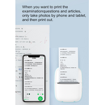 Portable Printer - A8C Original Print Head Handheld Wireless Web Printer