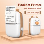 Pocket Printer - A8A Cute Wireless Thermal Memo Picture Printing Kids