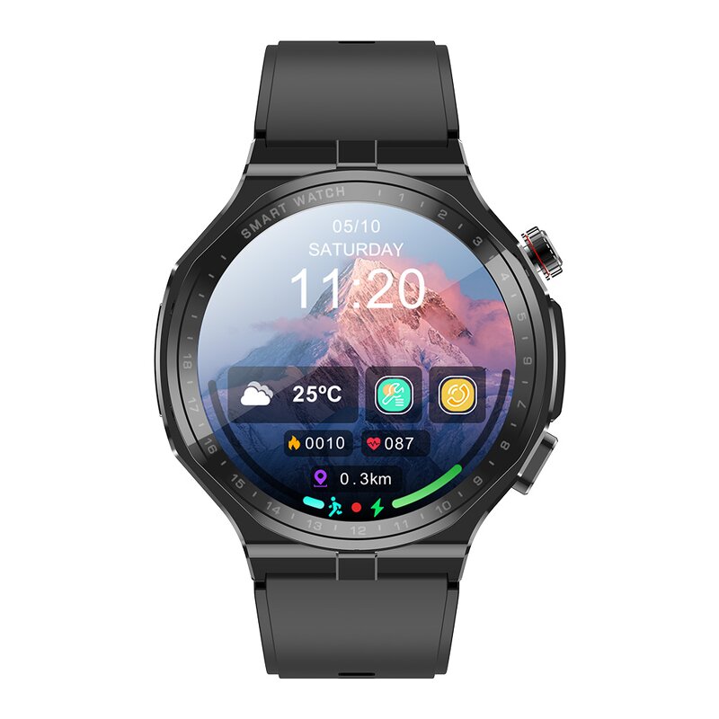 GPS Smart Watch - OEM AD300 4G SIM NFC AMOLED SOS 5-10 Days Battery