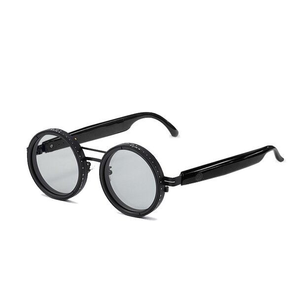 Smart Glasses Manufacturer - 9-level AI Round Frame Translation Anti-blue UV Polarized