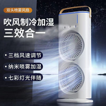 Fan Manufacturer - USB Double-head Swivel Multi-color Night Light Spray Humidifier