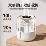 Humidifier Manufacturer - 6.8L Plastic USB Double Spray Nightlight Humidity Control